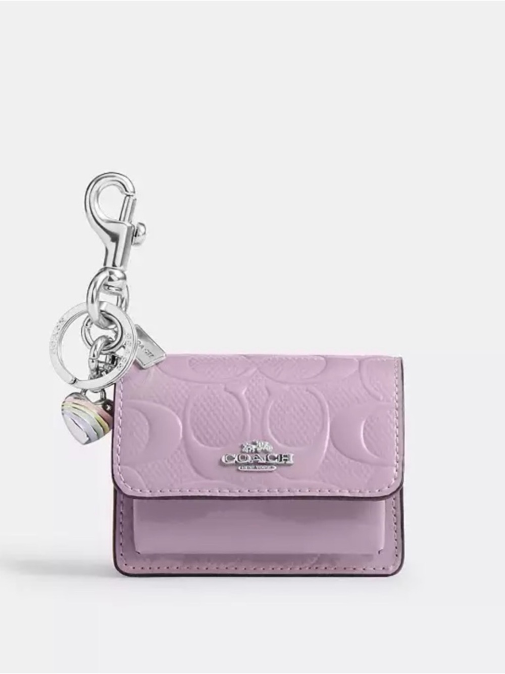 COACH Klare Bag Charm
In Signature Leather With Heart Charm - Picture 4 of 6
